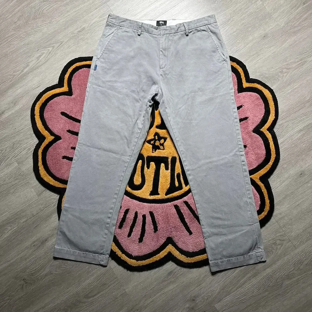 Stussy International Casual Chino Pants Size 36 Grey